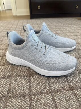 Men’s Peter Millar Crown Crafted Odeon Sneaker Light Gray Size 10